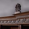 Stylish Mahogany Curved Open Bookcase - Image 3