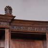 Stylish Mahogany Curved Open Bookcase - Image 6
