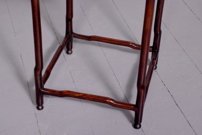 Neat-sized Qing period Chinese Hongmu occasional table - Image 2
