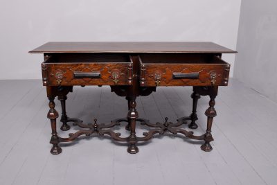 Stylish Jacobean Oak Side Table or Dresser Base - Image 8