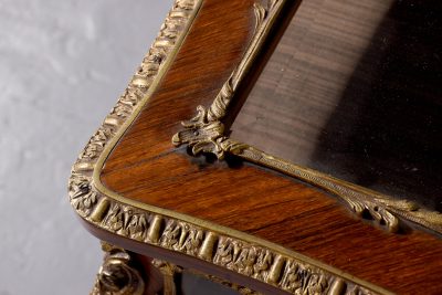 Exceptionally Large Victorian Ormolu Mounted Rosewood Bijouterie Table - Image 6