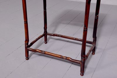 Qing Period Neat-Sized Chinese Carved Hongmu Occasional Table - Image 3