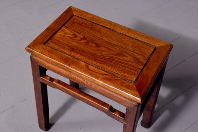 Qing Period Hongmu Chinese Low Occasional Table - Image 2