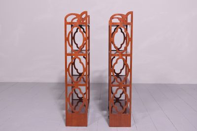 Pair of Chippendale Style Wall Cabinets - Image 3