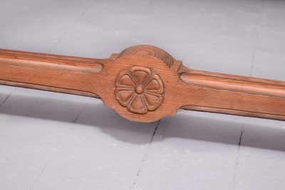 Narrow Pitch Pine Freestanding Table - Image 2