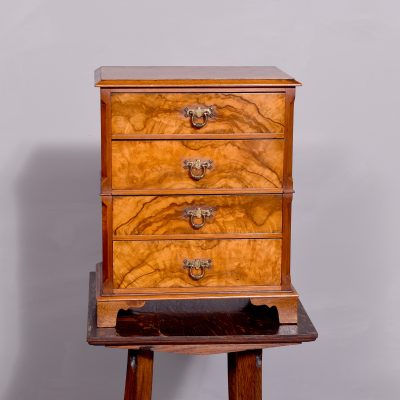 Miniature Walnut Chest of Drawers - Image 2