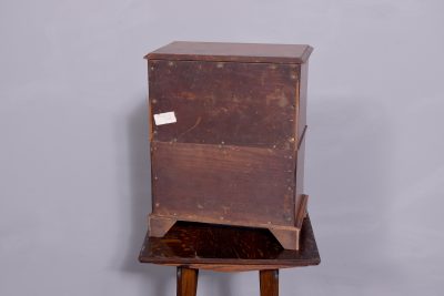 Miniature Walnut Chest of Drawers - Image 6