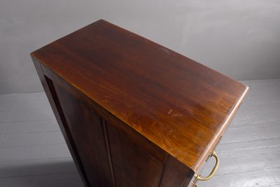 Mahogany 4 drawer Edwardian mahogany filing cabinet - Image 5