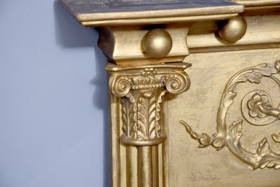 Regency giltwood rectangular wall mirror - Image 3