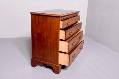 George III Mahogany Chest with Brushing Slide - Image 3