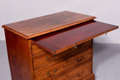 George III Mahogany Chest with Brushing Slide - Image 4