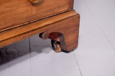 George III Mahogany Chest with Brushing Slide - Image 6
