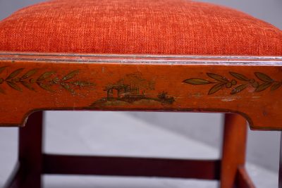 A stylish George IV Red Lacquered Stool - Image 6