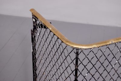 A Large Victorian Brass and Metal Nursery Fender - Image 2