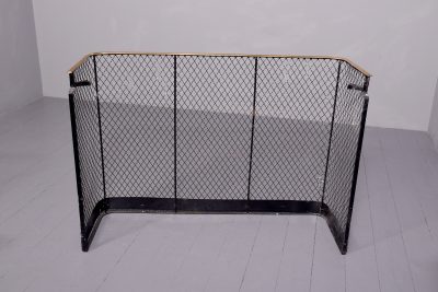 A Large Victorian Brass and Metal Nursery Fender - Image 4