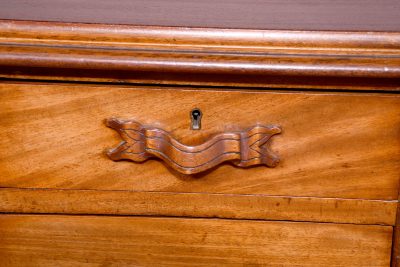 Pair of mid-Victorian small Spanish mahogany chest of drawers/lockers - Image 2