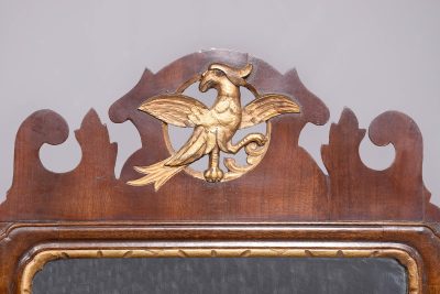 George 3rd Style Chippendale Style Gilded Mahogany Wall Mirror - Image 2