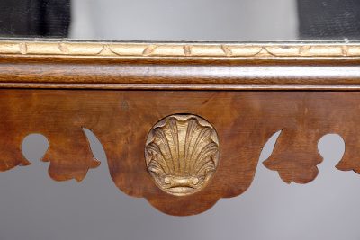 George 3rd Style Chippendale Style Gilded Mahogany Wall Mirror - Image 3