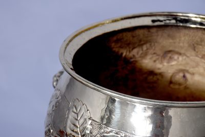 Dutch Brass Circular Jardinière - Image 8