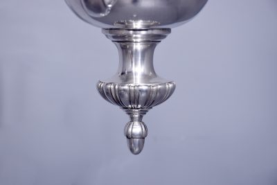 Silvered Dutch Style 6 Arm Light Fitting - Image 3