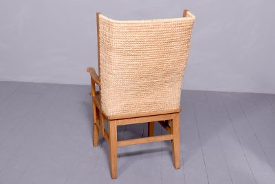 An Oak Framed Orkney Chair in the Manner of David Kirkness - Image 8