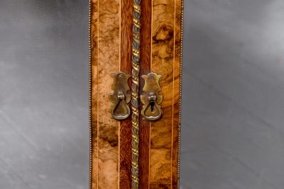 A Mid-Victorian Burr-Walnut and Satinwood Ormolu Mounted Credenza - Image 6