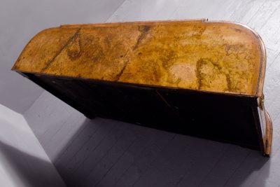 A Mid-Victorian Burr-Walnut and Satinwood Ormolu Mounted Credenza - Image 10