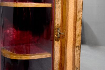 A Mid-Victorian Burr-Walnut and Satinwood Ormolu Mounted Credenza - Image 12