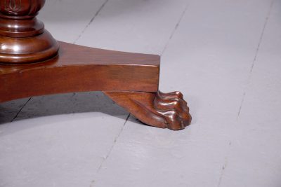 Neat-sized William IV mahogany wine/occasional table. - Image 4