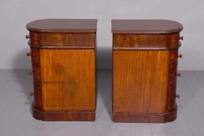Pair of Victorian Small Mahogany Chest of Drawers/Bedside Lockers - Image 10