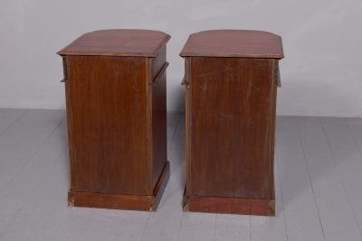 Pair of Victorian Small Mahogany Chest of Drawers/Bedside Lockers - Image 5