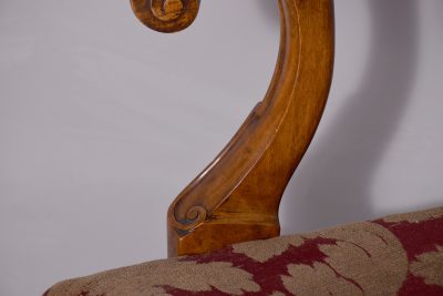 Quality Set Of 8 George II Style Walnut Dining Chairs - Image 10