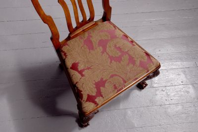 Quality Set Of 8 George II Style Walnut Dining Chairs - Image 11