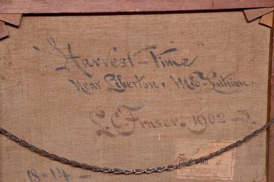 Oil Painting Harvest Time near Liberton Mid-Lothian - Image 6