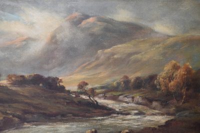 Victorian Oil Painting ‘Glen Lyon’ - Image 4