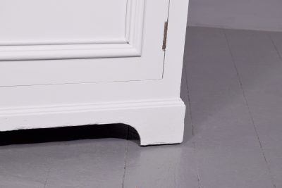 Victorian Ash Cupboard Redecorated by Hand in a Swedish Grey Colour - Image 7