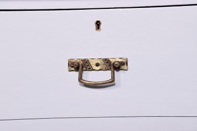 Victorian Solid - Ash Chest of Drawers Redecorated by Hand in a Swedish grey colour - Image 6