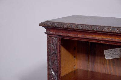 Carved Open Bookcase with Royal Connection - Image 6