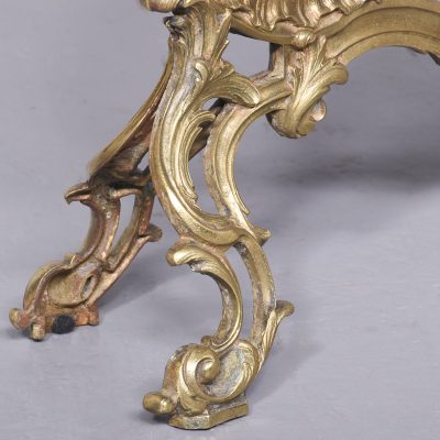 Louis XV Style Cast Brass and Mesh Fire Screen - Image 2