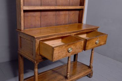 George III Two Part Oak Dresser - Image 4