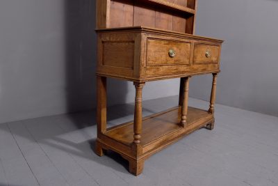 George III Two Part Oak Dresser - Image 5