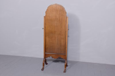Queen Anne Style Cheval Mirror - Image 8