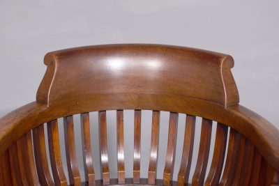 Late Victorian Mahogany Office Chair - Image 5