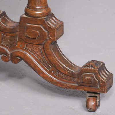 Mid Victorian Walnut Writing Table - Image 4