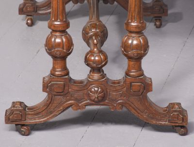 Mid Victorian Walnut Writing Table - Image 9