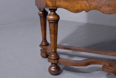 Quality, 19th Century Dutch burr walnut display case/bookcase with canted sides and a lovely colour and patina - Image 4
