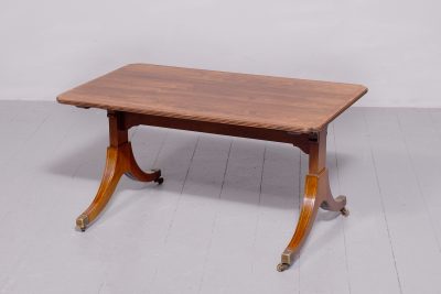 Regency Style Rosewood Coffee Table - Image 7