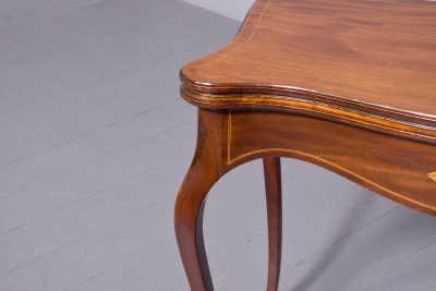 Hepplewhite Style Fold-Over Tea Table - Image 3
