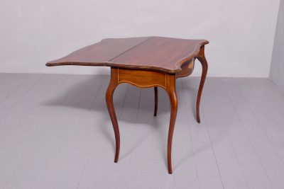 Hepplewhite Style Fold-Over Tea Table - Image 6