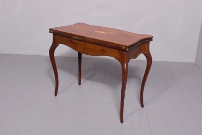 Hepplewhite Style Fold-Over Tea Table - Image 7
